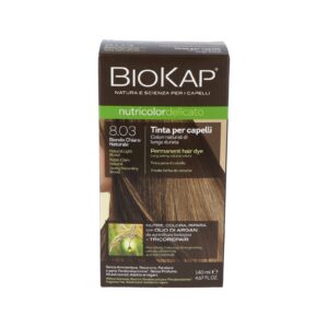 Tinte Delicato Rubio Claro Natural 8.03 140ml Biokap