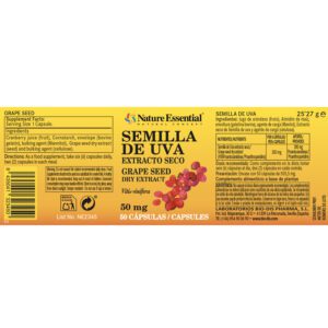 Semilla de uva 50 mg. 50 cápsulas - Imagen 4