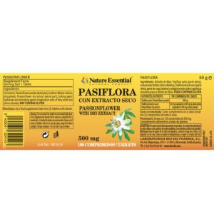 Pasiflora 180 mg. (Extracto seco) 60 comprimidos - Imagen 2