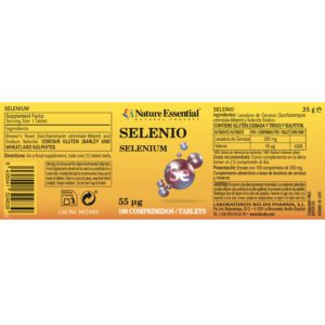 Selenio 55 mcg. 100 comprimidos - Imagen 2