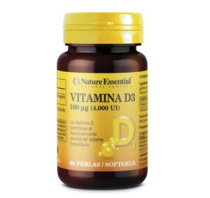 Vitamina D3 100 mcg. (4000 U.I) 60 perlas