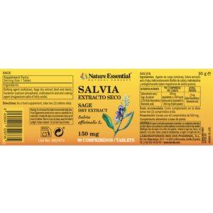 Salvia 150 mg. (ext. seco) 60 comprimidos - Imagen 2