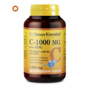 Vitamina C 1000 mg + zinc 10 mg. 120 comprimidos