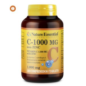 Vitamina C 1000 mg + zinc 10 mg. 120 comprimidos