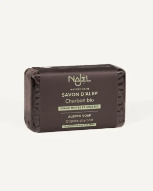 Jabón de Alepo con carbón vegetal orgánico