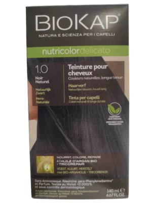 Tinte 1.0 Negro Delicato Nutricolor 140ml Biokap