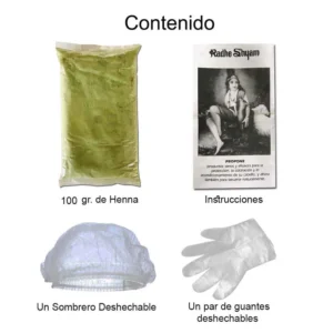 Henna Radhe Castaño Intenso Polvo 100g - Imagen 4