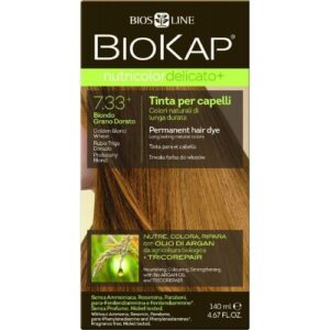 Tinte 7.33 Delicato Rubio Trigo Dorado 140ml Biokap