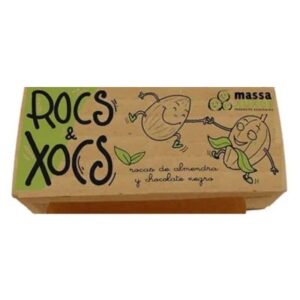 Rocas de almendra marcona y chocolate negro (125 gr)