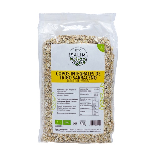 Copos integrales de trigo sarraceno (500 gr)