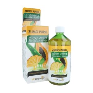 Zumo puro aloe vera con piña y papaya (1 L)