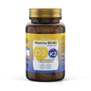 Vitamina D3 + K2 (60 cápsulas)