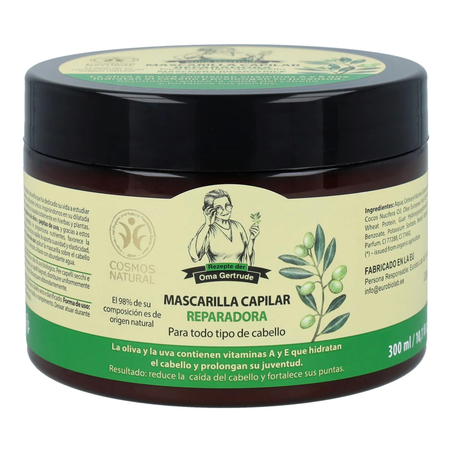Mascarilla Capilar Reparación Y Nutrición, 300 ml